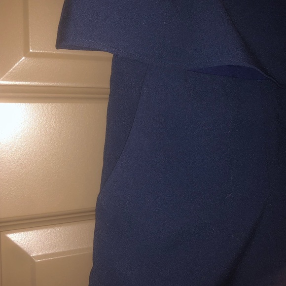 Navy blue size small romper, worn once! - Picture 2 of 5